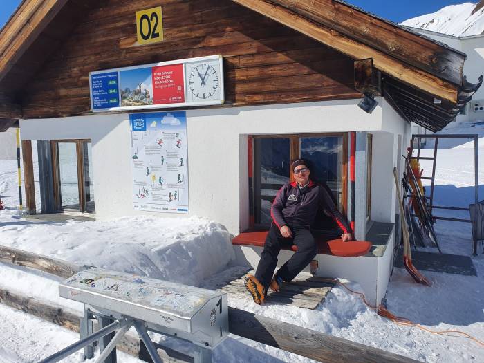 Seit 40 Jahren arbeitet Oskar Wachter am Lift Blais Gronda in Samnaun.