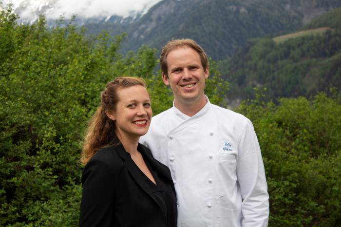 Sophie Badel und Felix H&uuml;fner betreiben die Crusch Alba in Guarda
