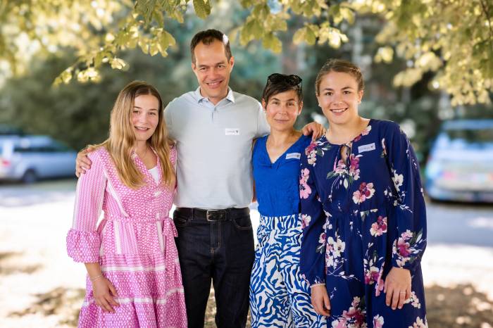 Familie Hauser: v.l. Alina, Gerhard, Madlaina, Ricarda.