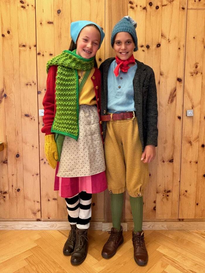 Chiara Staub und Ambra Fanchi sind die Unterengadiner Flurina und Ursli.