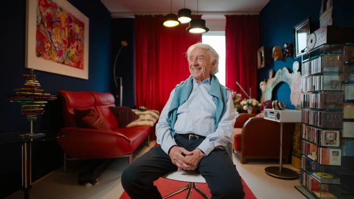 Emil Steinberger ist der Schalk auch mit über 90 Jahren noch ins Gesicht geschrieben.