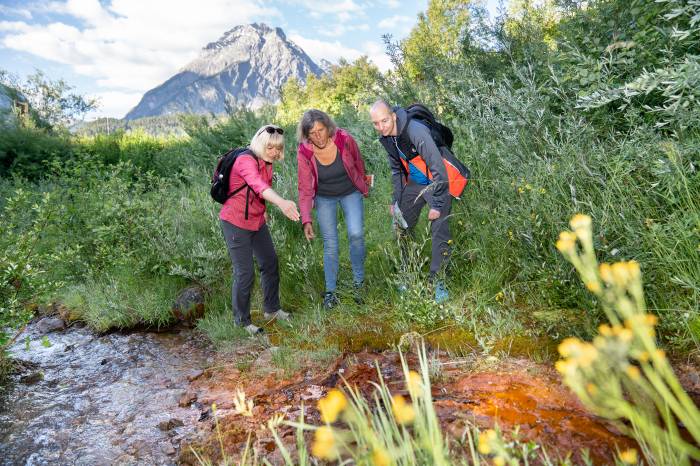 Der Besuch der Mineralwasserquellen macht die Kraft des Wassers erlebbar.