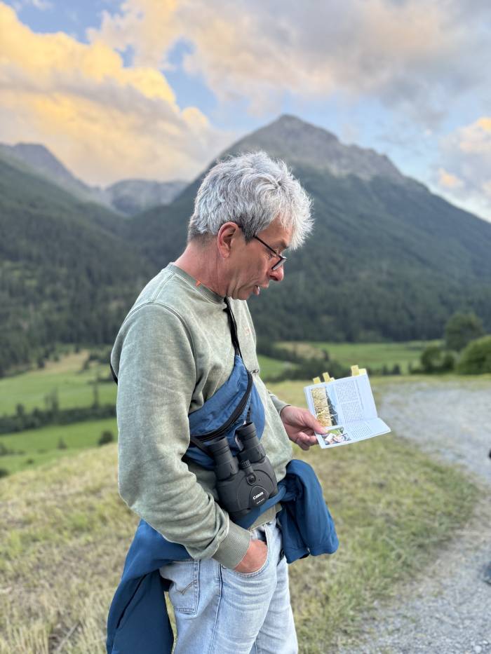 Autor Jürg Wirth bei der Buchlesung.
