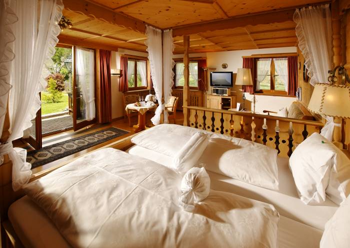 Zimmer im Schlosshotel Chastè in Tarasp 