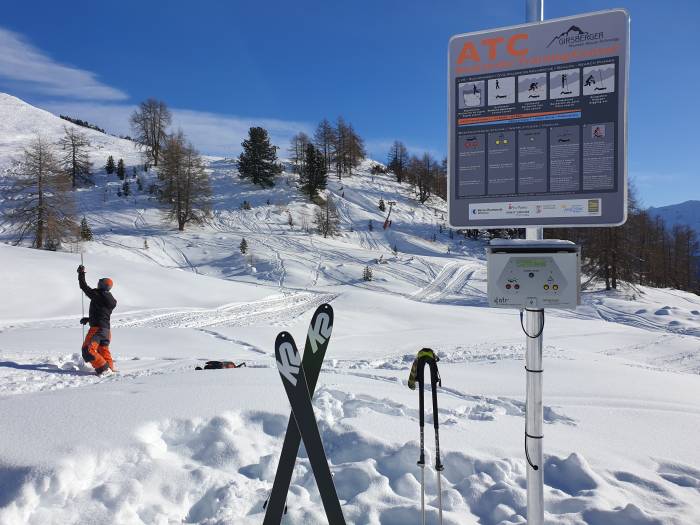 Das neue Avalanche Training Center im Skigebiet Minschuns.