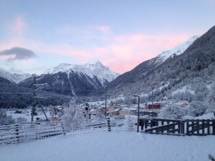 Sieht einfach auch schön aus so eine Winterlandschaft.