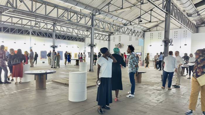 In Kinshasa konnte Magdalena eine eindrückliche Ausstellung ausrichten.