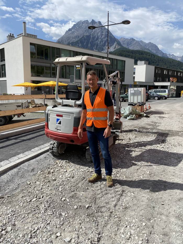 Gian Paul Arquint ist Spezialist in Sachen Asphalt.