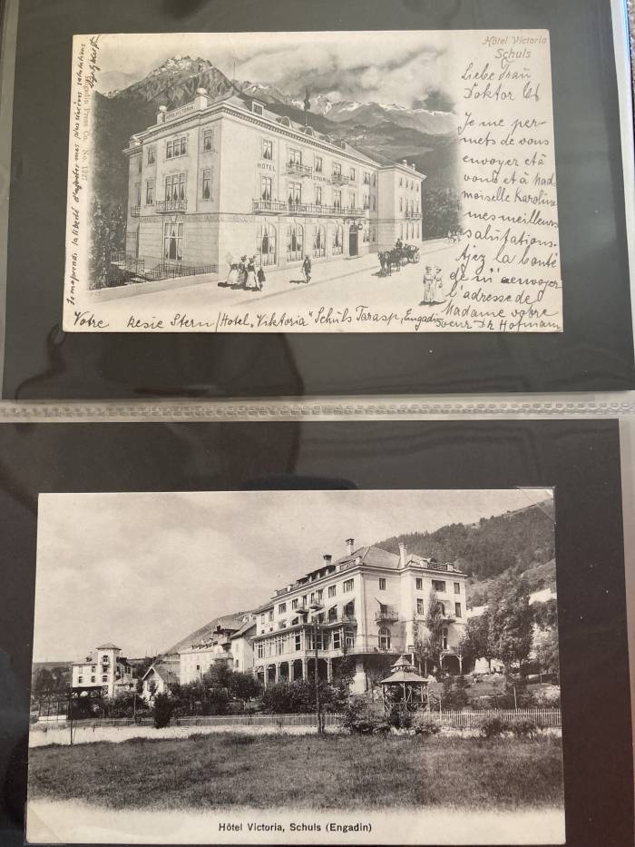 Das Hotel Victoria in Scuol.