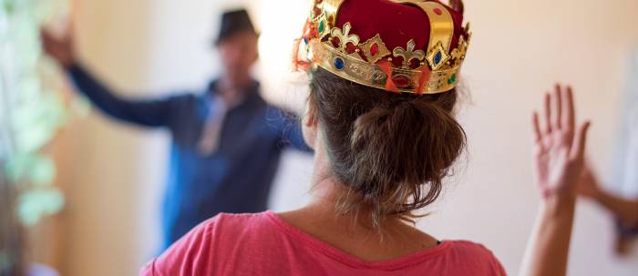 Die Dramatherapie heisst so, weil es vor allem um Schauspiel geht.
