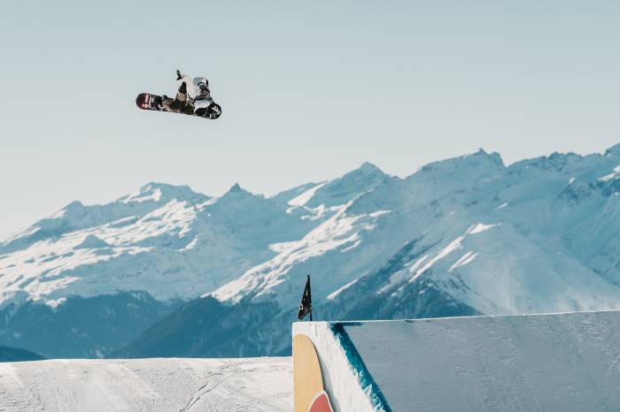 Der Big Air ist eine Riesenschanze.