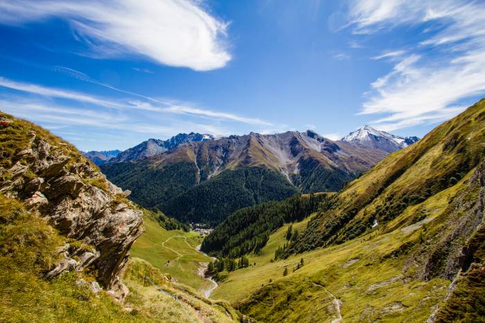 Blick vom Aufstieg Ravaischer Salas