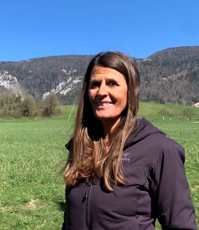 Anna Lenhard ist Klassen- und Deutschlehrerin der 1. Sekundarklasse Zernez